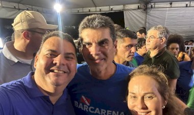 Helder Barbalho, Neto Cunha e Ana Cunha - Pré-candidatura de Neto avança em Muaná